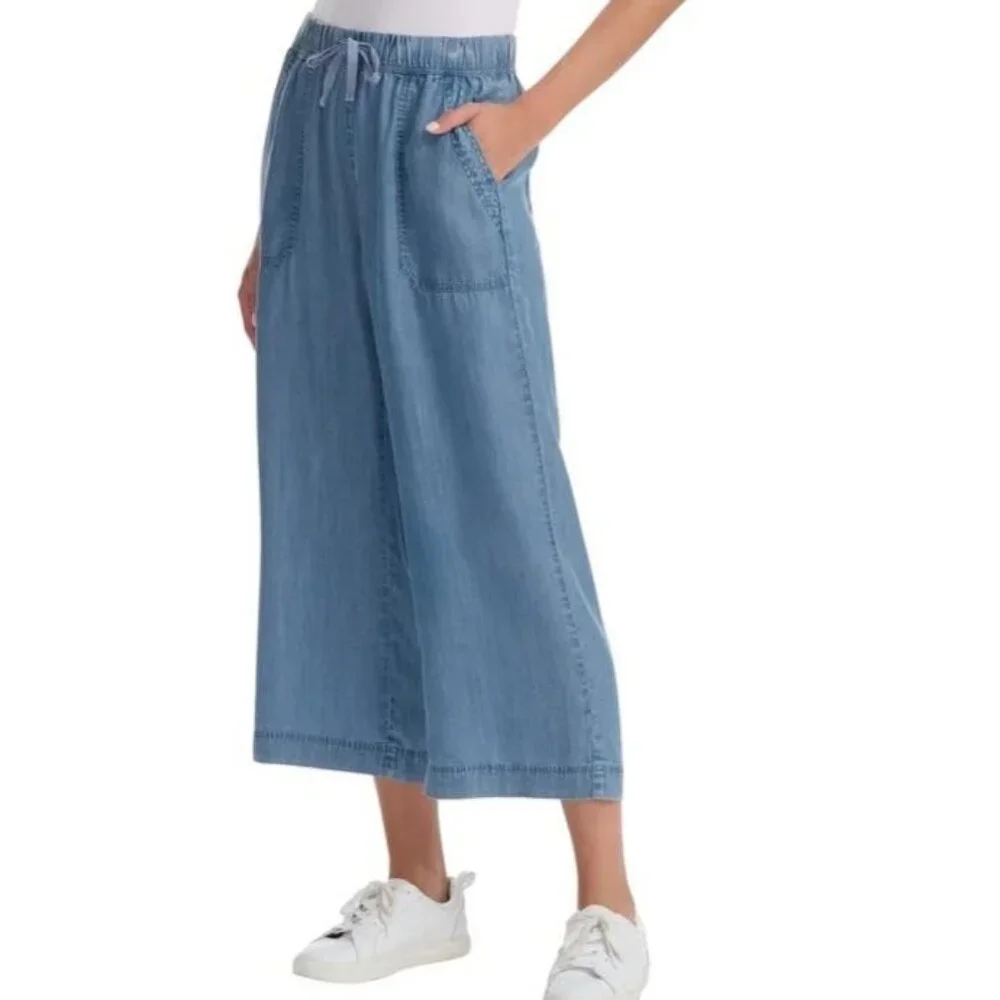 Splendid Women's Wide Leg Crop Pant NWT - Picture 2 of 7